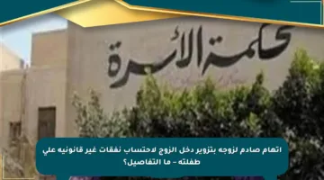 اتهام صادم لزوجة بتزوير دخل الزوج لاحتساب نفقات غير قانونية على طفلته – ما التفاصيل؟